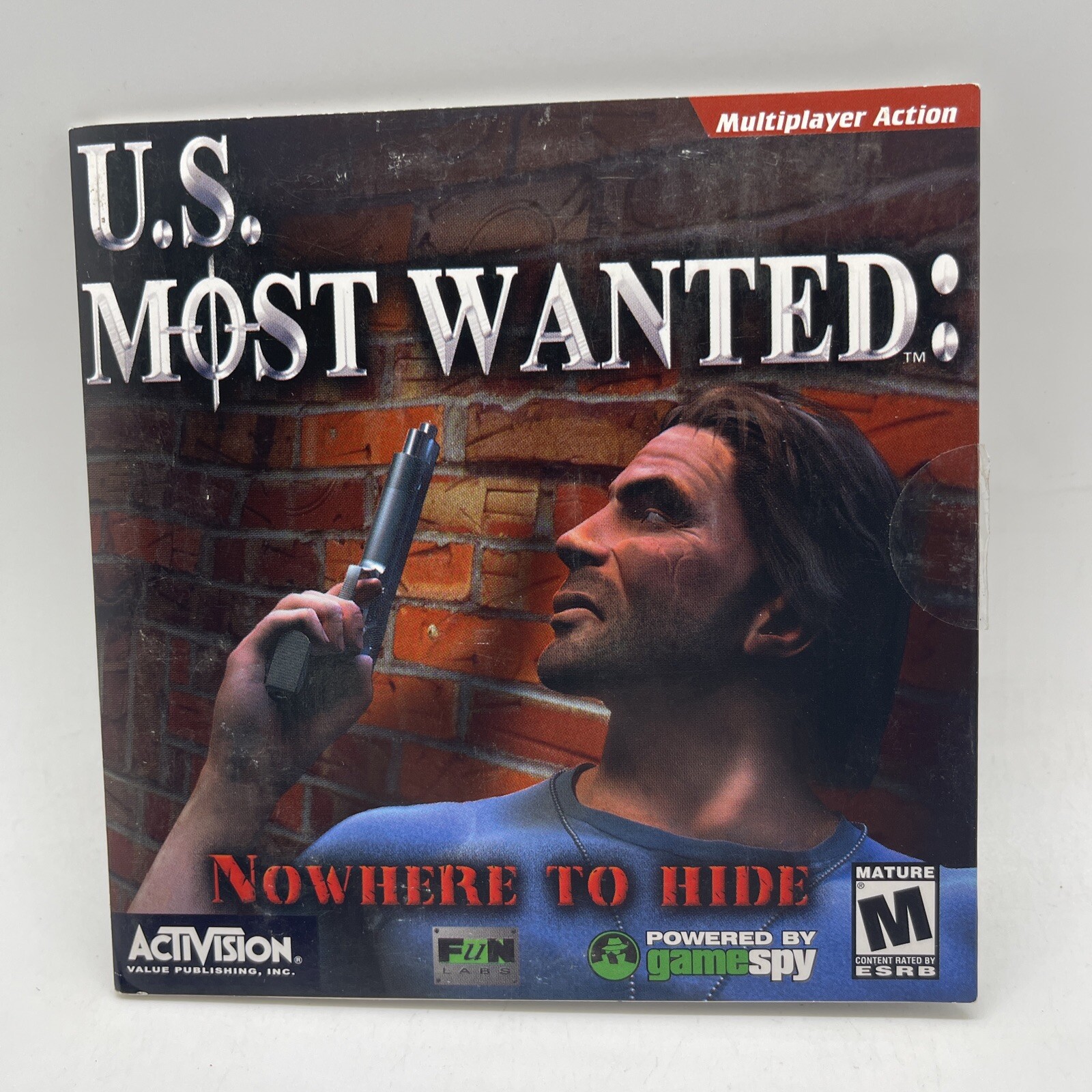 U.S. MOST WANTED Nowhere to Hide Strategy Shooter Windows PC Game 98/XP/ME/2000