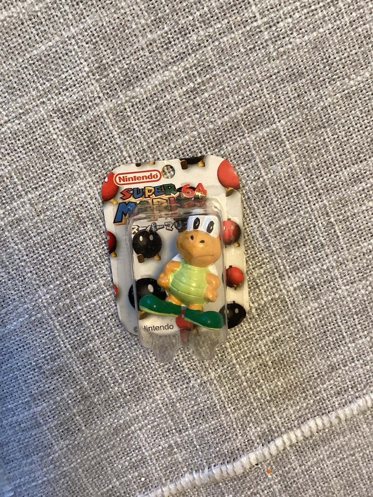 VTG Tomy Koopa Troopa Mini Sealed Blister Pack Mini Figure Super Mario 64 Rare