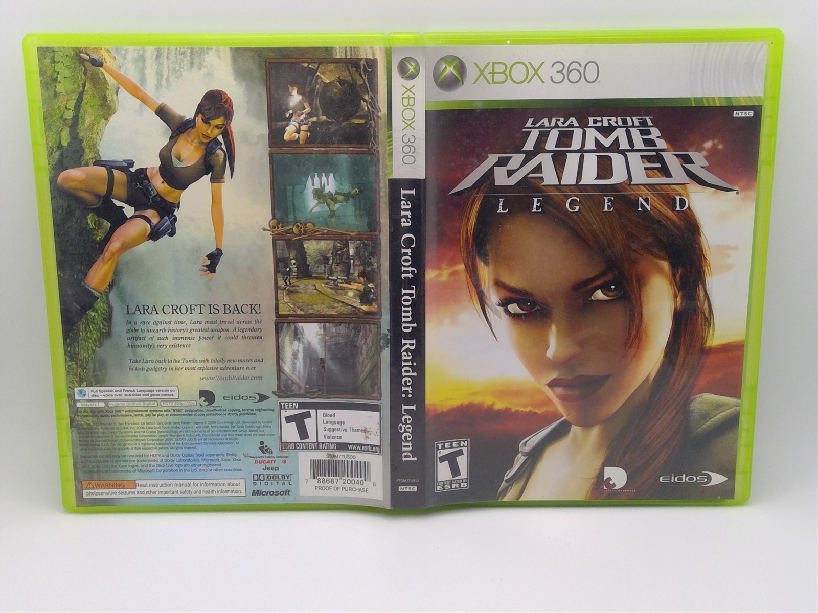 Lara Croft: Tomb Raider Legend (Xbox, 2006) Complete Tested Working - 