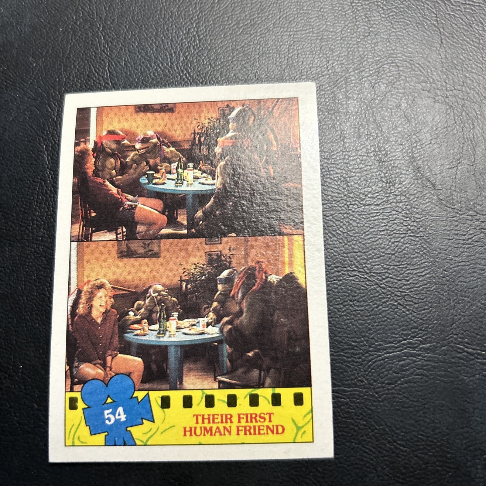 B4d Teenage Mutant Ninja Turtles Movie 1990 Topps #54 Human Friend April