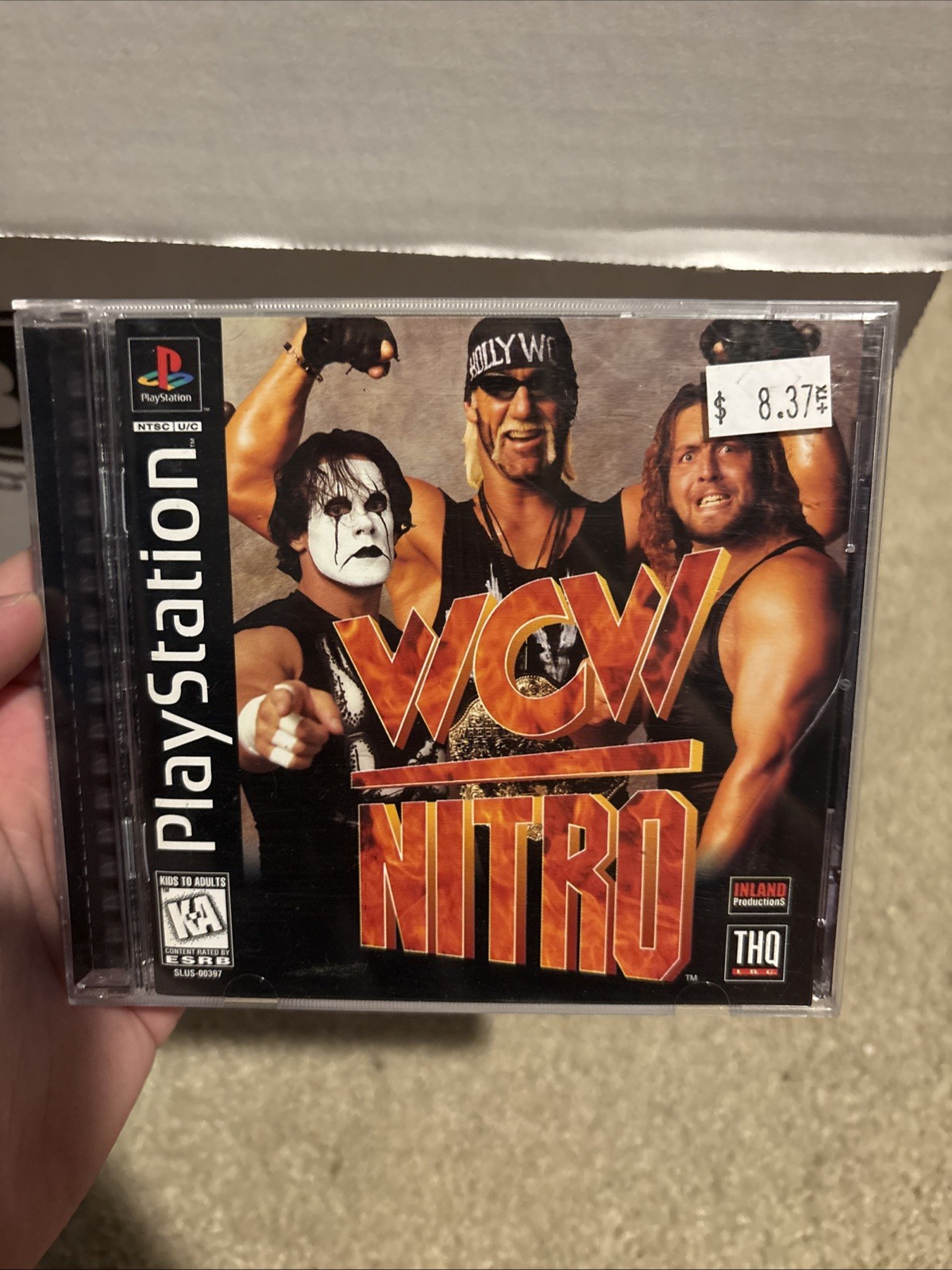 WCW Nitro Sony PlayStation 1 1998 Complete Tested Working