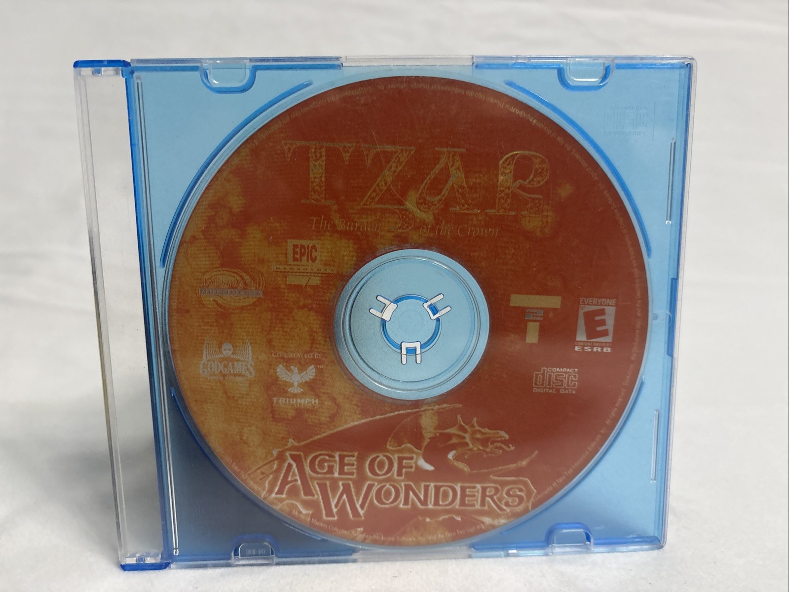TZAR The Burden of the Crown + Age Of Wonders (PC Game CD-ROM) DISC ONLY
