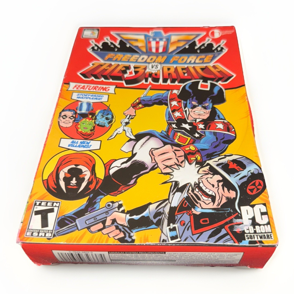 Vintage Freedom Force VS The 3rd Reich Windows PC 2005 CIB Manual & 2 Disc