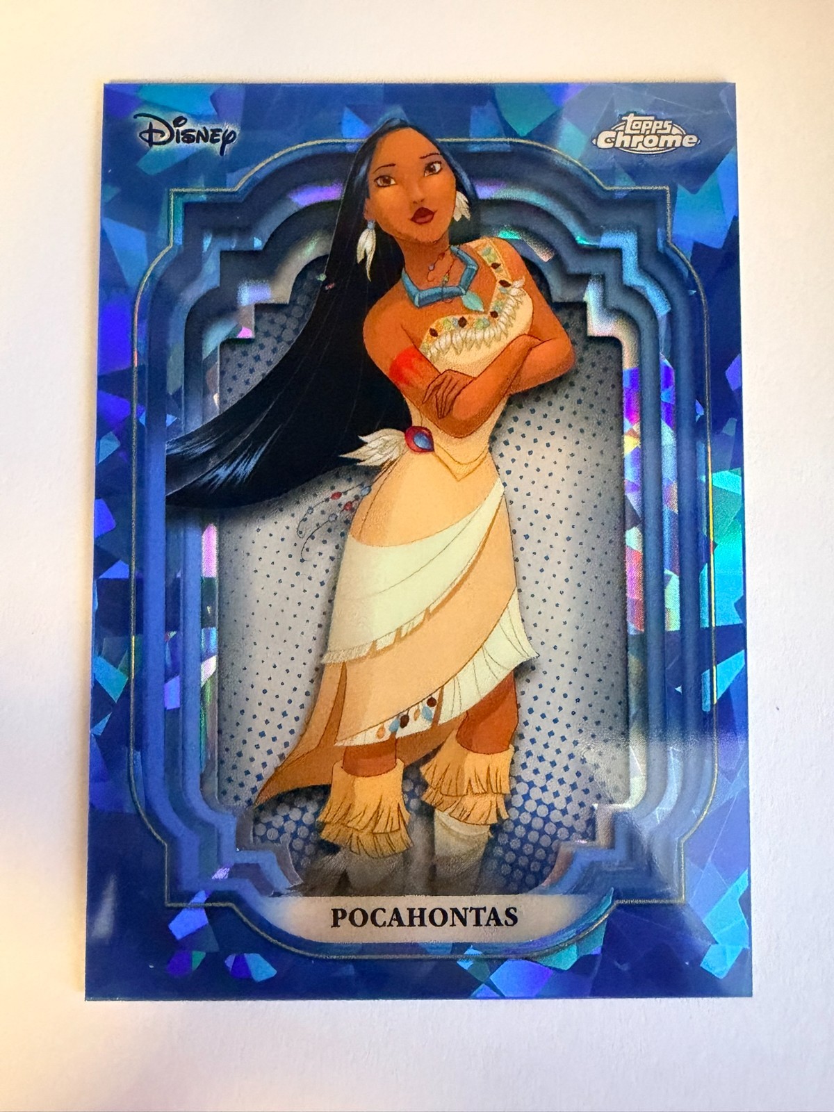 2024 Topps Chrome Disney Sapphire Pocahontas #61 - 1st Year Sapphire