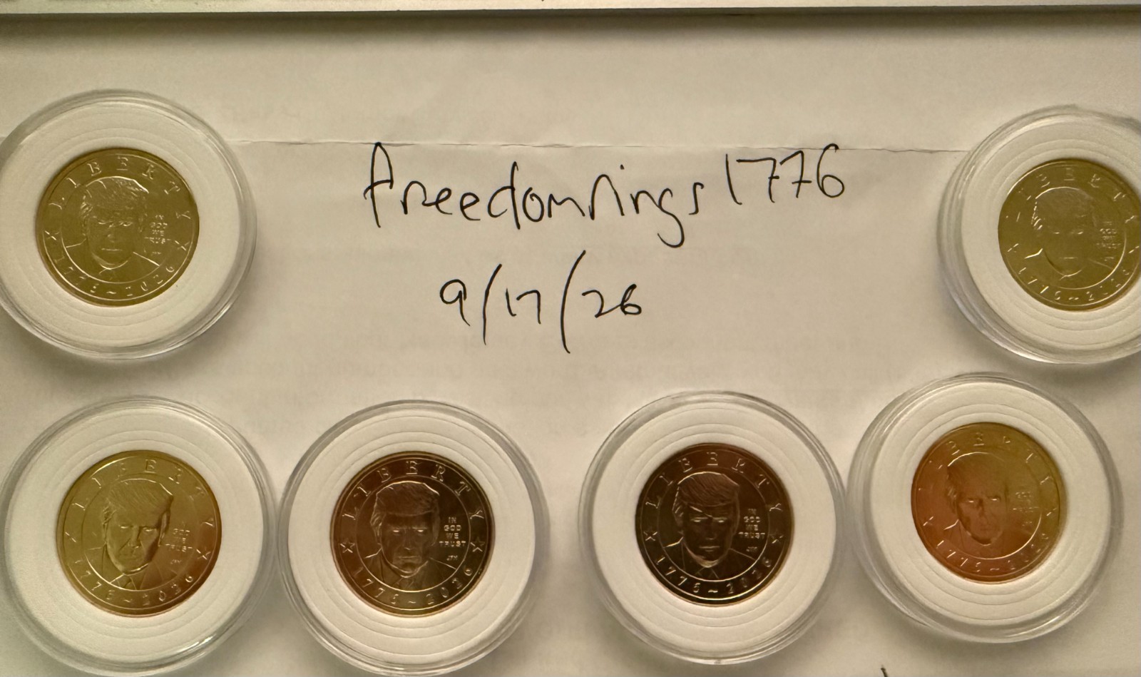 PACK OF 15: 2026 P President Trump One Dollar $1 Coin - FRESH SEALED & PROTECTED