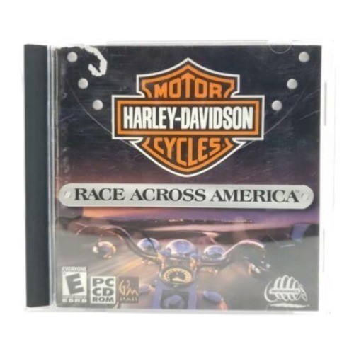 Harley Davidson Race Across America PC CD ROM Video Game Tested and Working