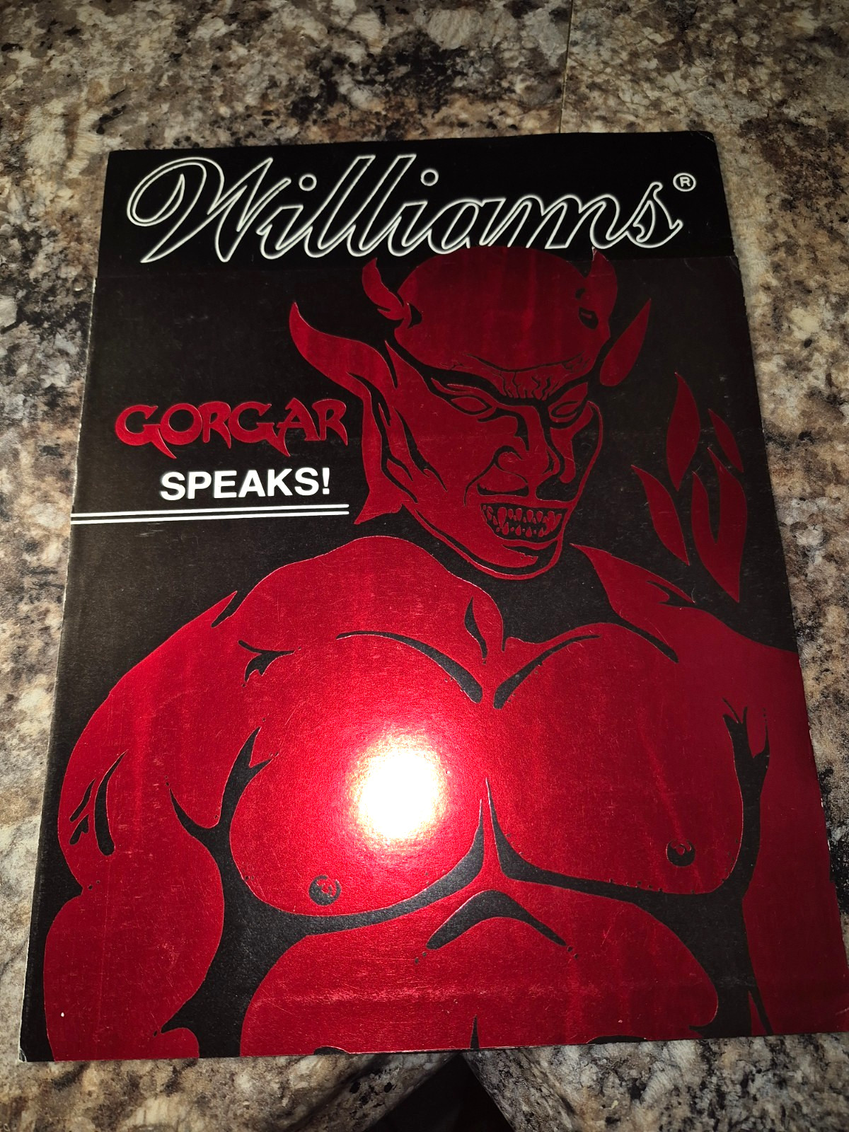 Gorgar Williams Pinball Flyer / Brochure / Ad - Hard to Find /