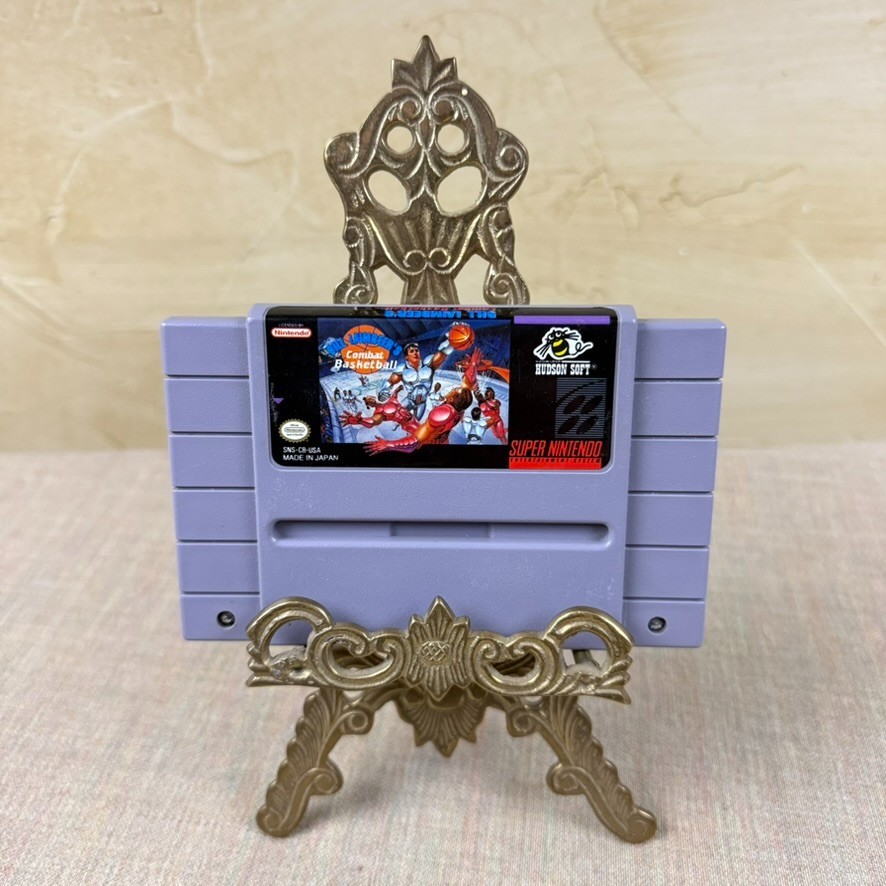 Jammit SNES Super Nintendo Authentic Cartridge Tested Basketball Arcade