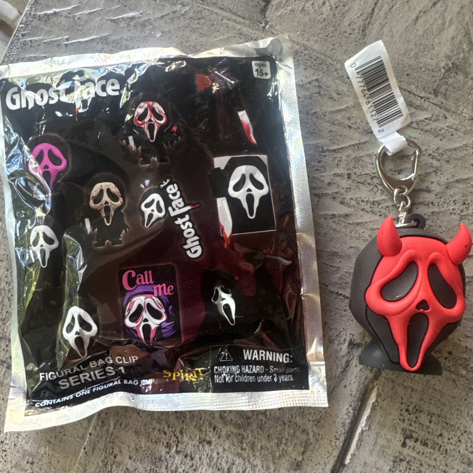 NEW 2026 Spirit Halloween Ghost Face Bag Charm EXCLUSIVE A Red Devil NWT