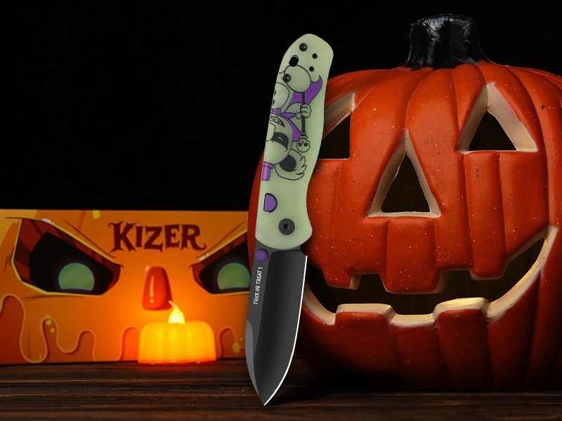Kizer Drop Bear  Folding Pocket Knife ELMAX Blade GID G10 Handle Ki3619HW1