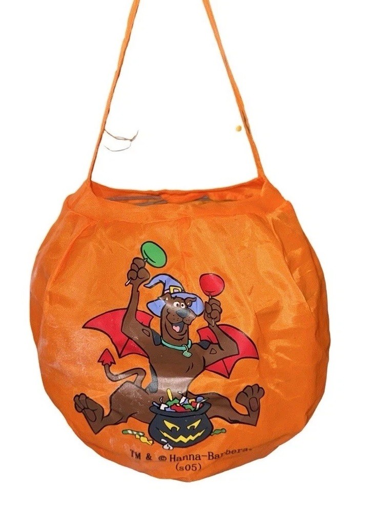 2005 Scooby Doo Halloween Trick Or Treat Candy Bag Gemmy Hanna Barbera Vintage