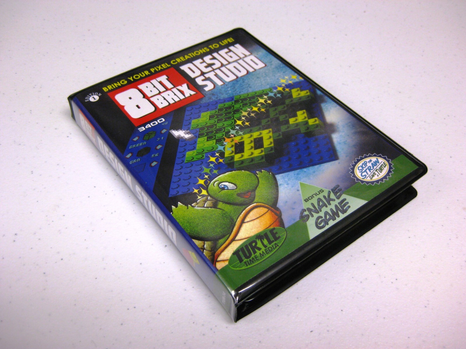 NEW Indie NES Game - 8BIT BRIX DESIGN STUDIO - First Edition Red Cartridge