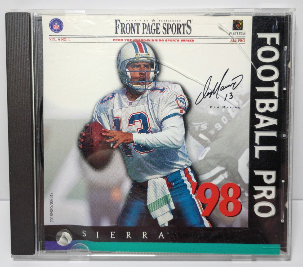 FRONT PAGE SPORTS FOOTBALL PRO '98 Sierra PC Game