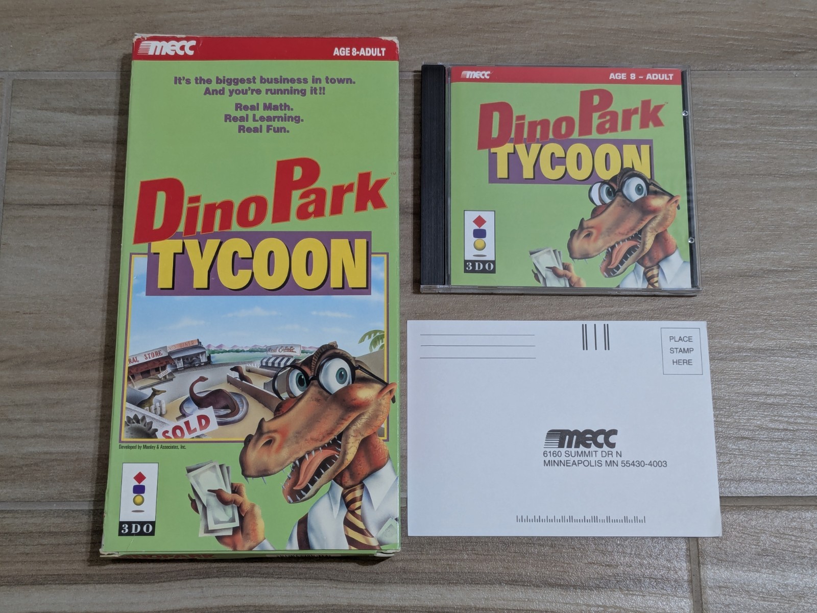Dino Park Tycoon (3DO, 1994) - Boxed, Rare, Holy Grail MECC