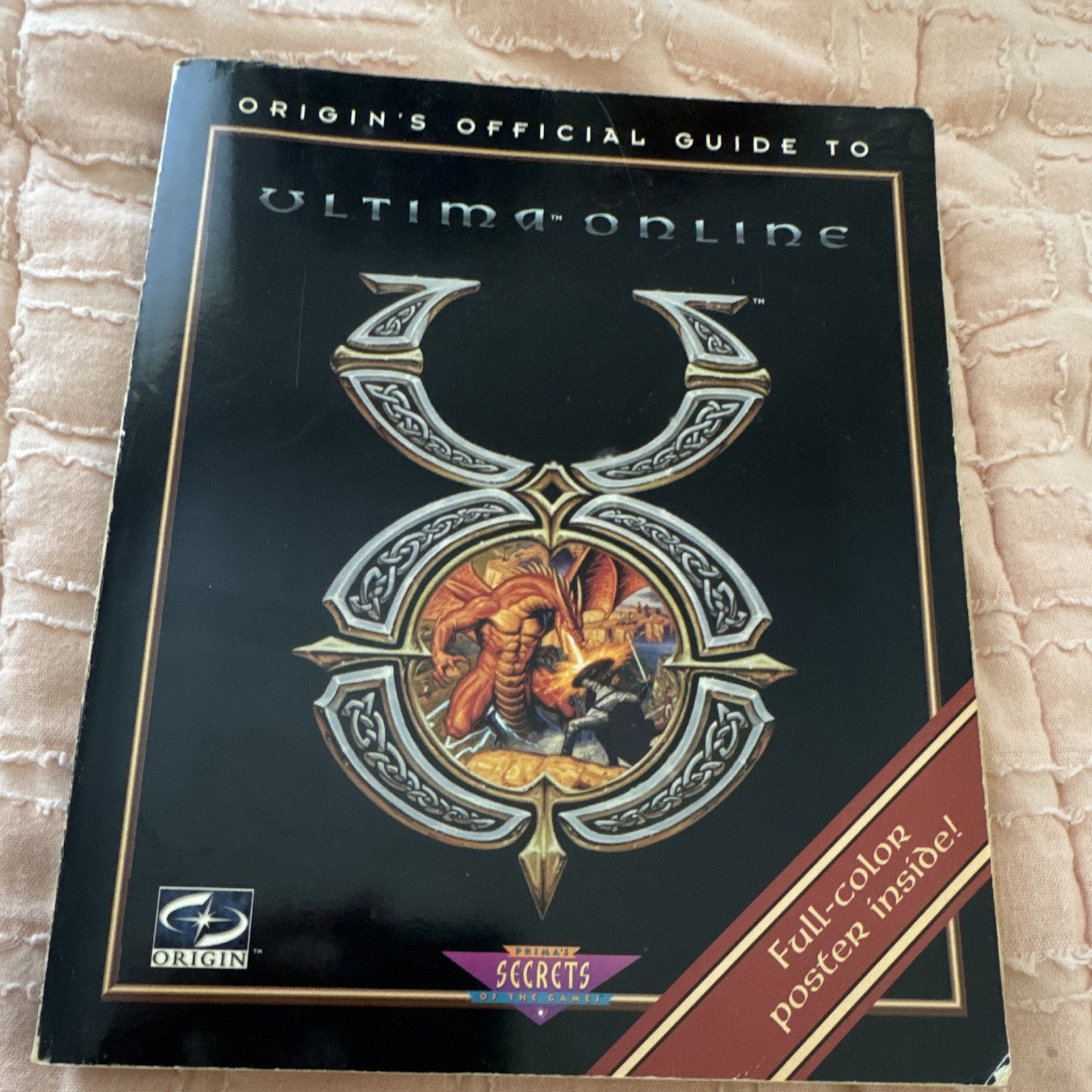 Origin Official Guide to Ultima Online Strategy Guide Full Color Poster Inside