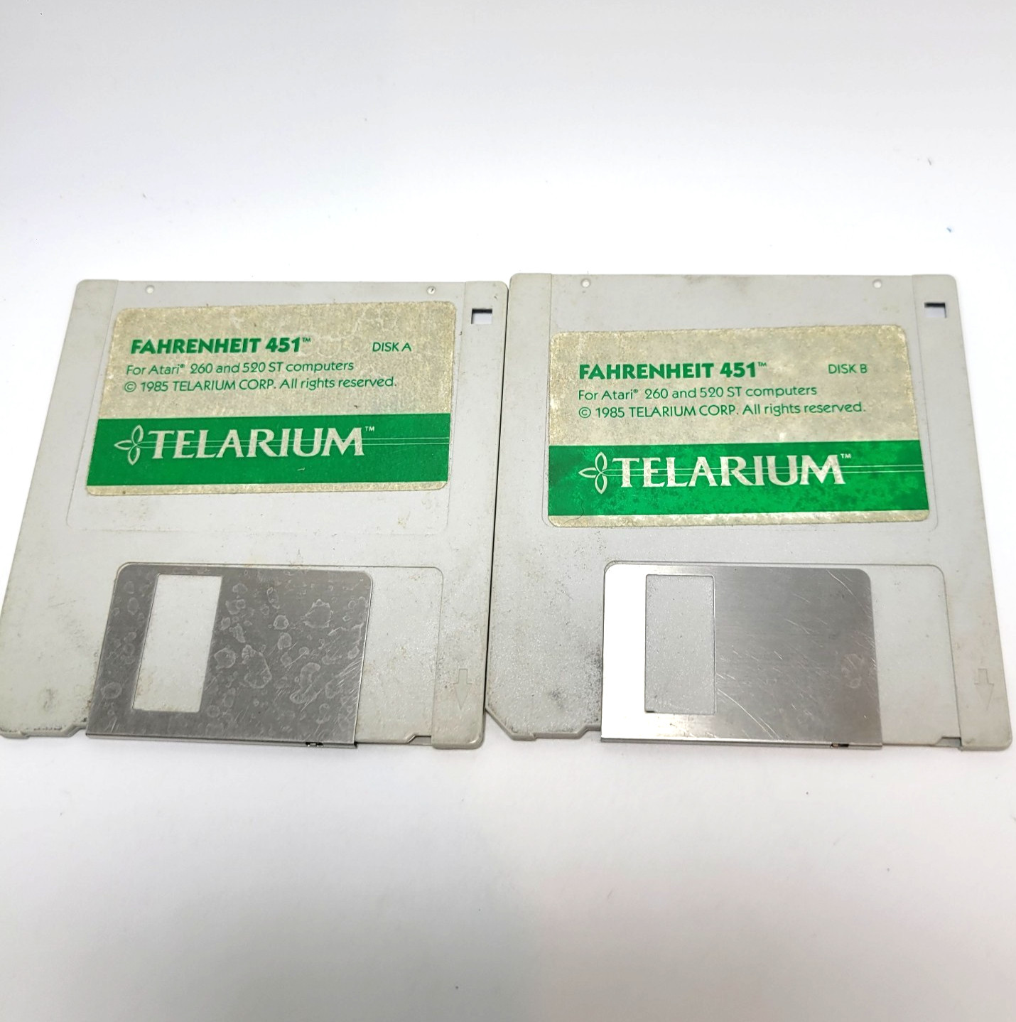 Fahrenheit 451 Game for Atari ST / STe / 260/ 520 / 1040