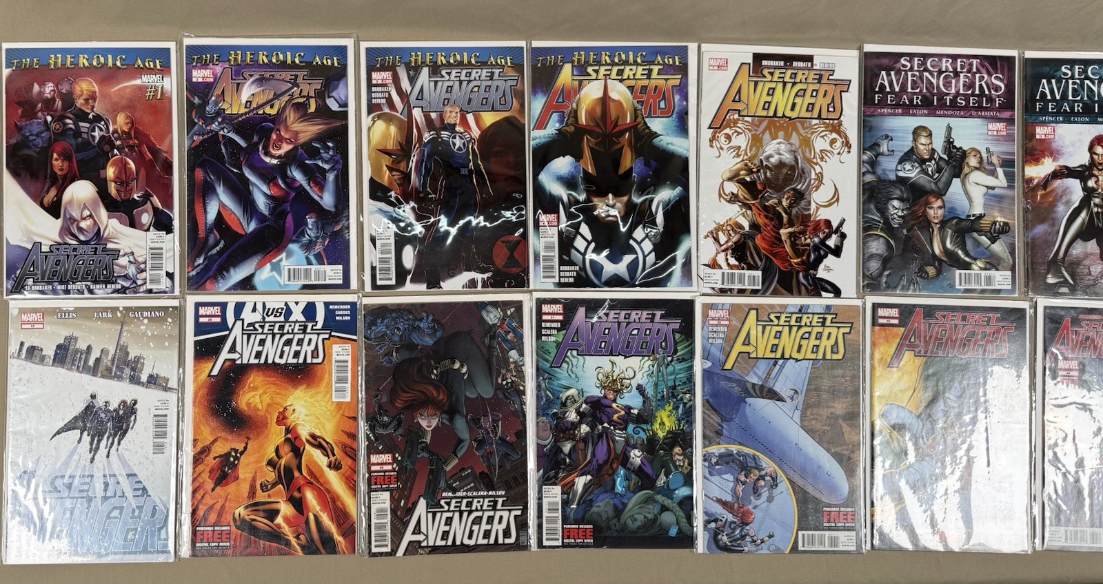 Secret Avengers 1st Series - 2010 Marvel Comics Lot of 16 Issues