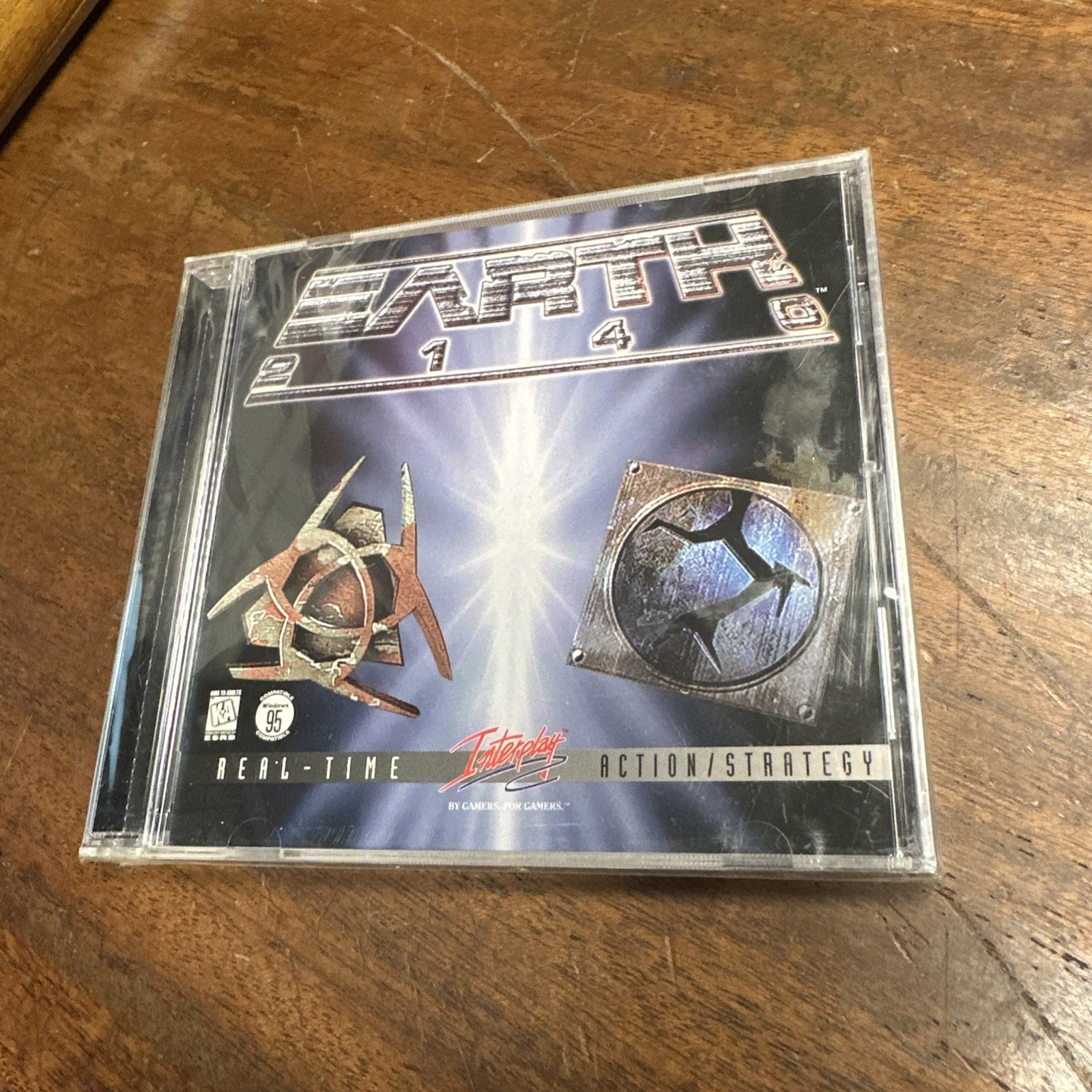 Earth 2140 Vintage PC Game (Win 95, 1997, Interplay) Factory Sealed Top ware