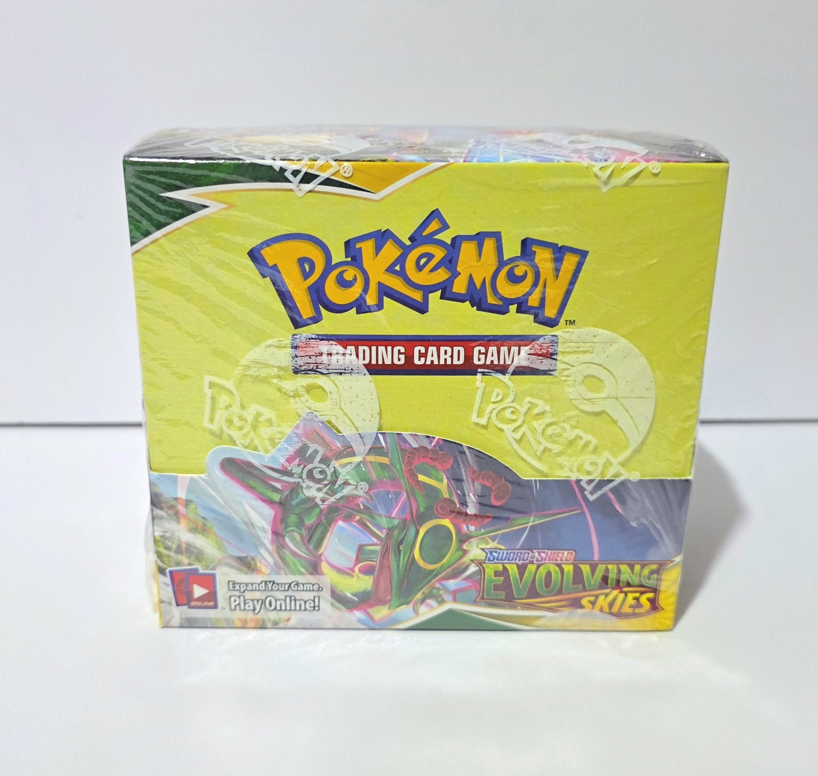 DISPLAY - Evolving Skies Booster Box - NO CARDS W/ Open Packs & Plastic *READ