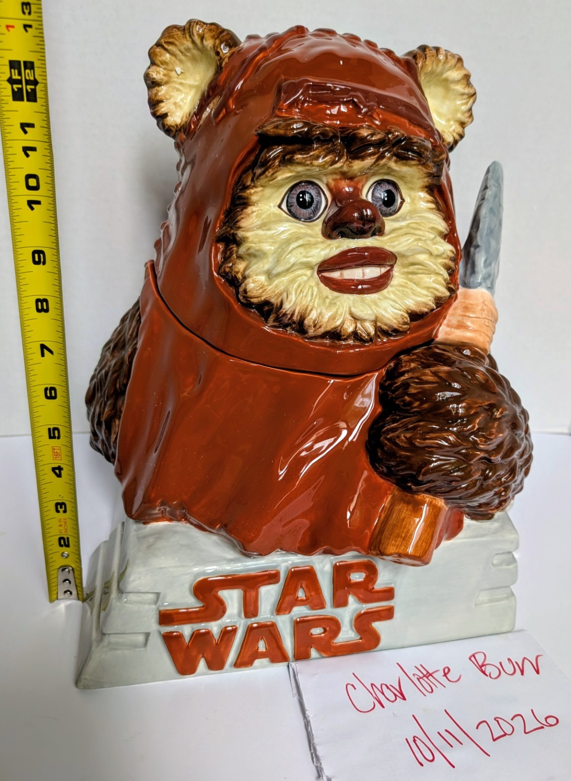 RARE New In Box Wicket Ewok Cookie Jar Limited Edition #584/1000 Star Wars MINT 