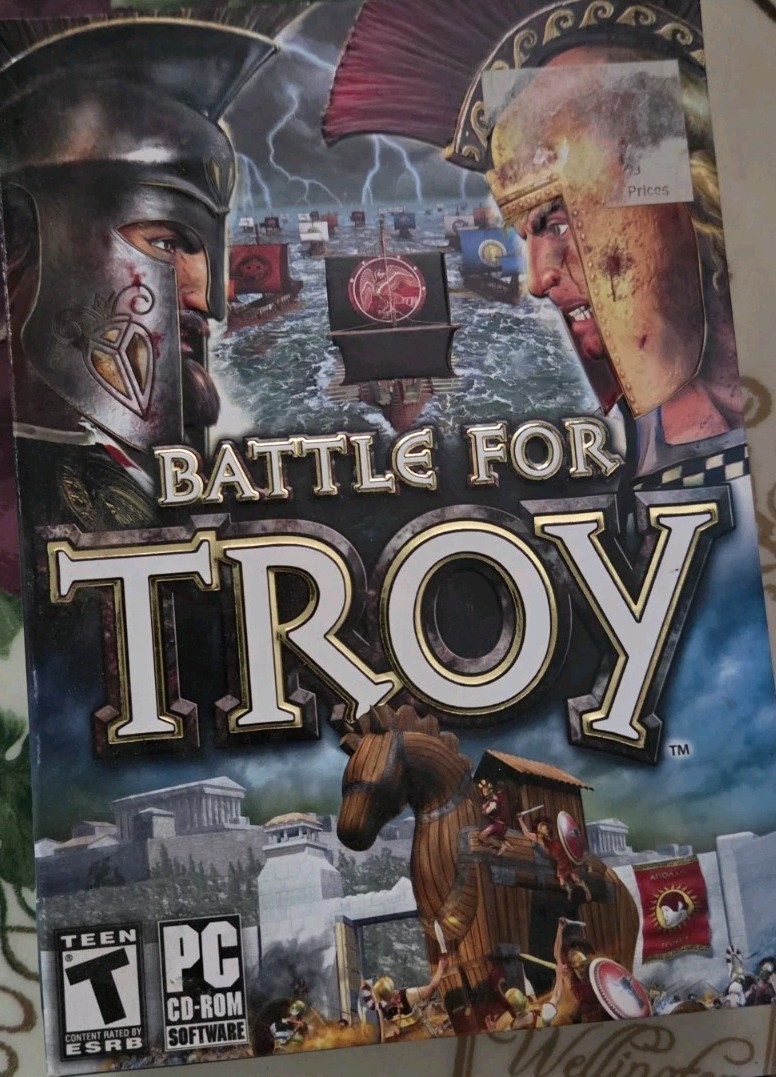 Battle for Troy PC Win98 Medium Box Vintage Game NEW UNOPENED Ships Free