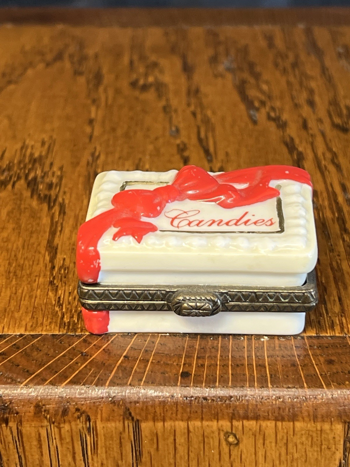 Vintage 1990s Candies  PHB Trinket Box w/ OG Trinket by Midwest of Cannon Falls
