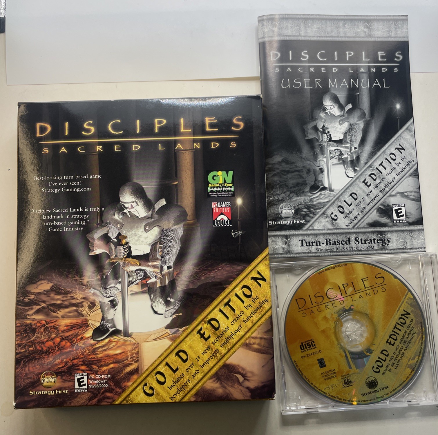 Disciples: Sacred Lands Gold Edition PC 2001 SEALED  Gold Edition