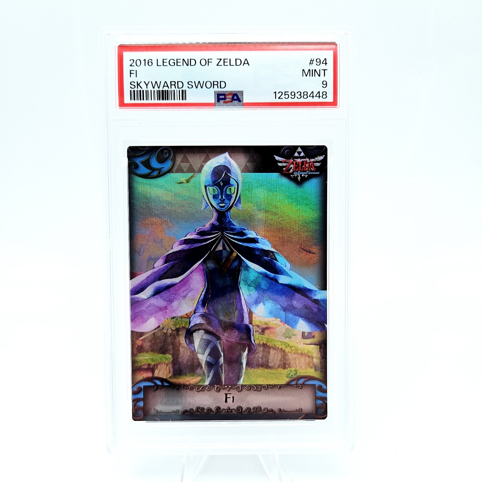 2016 Legend of Zelda Skyward Sword Fi #94 PSA 9 Foil Enterplay