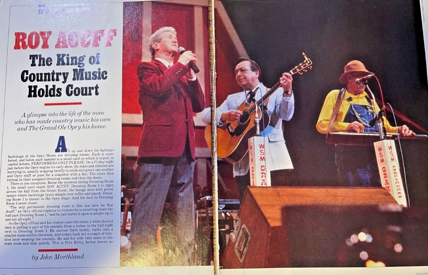 1989 Country Singer Roy Acuff
