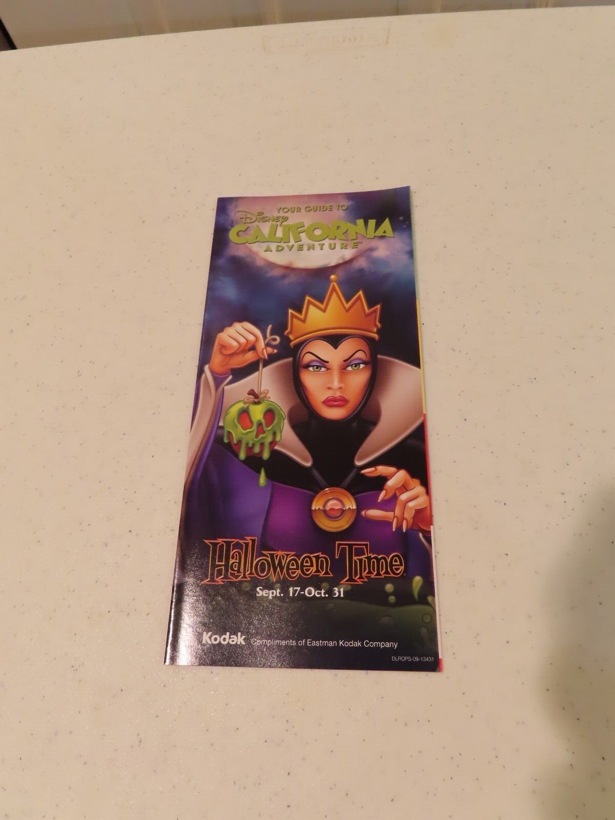 2010 Disney California Adventure Halloween Map