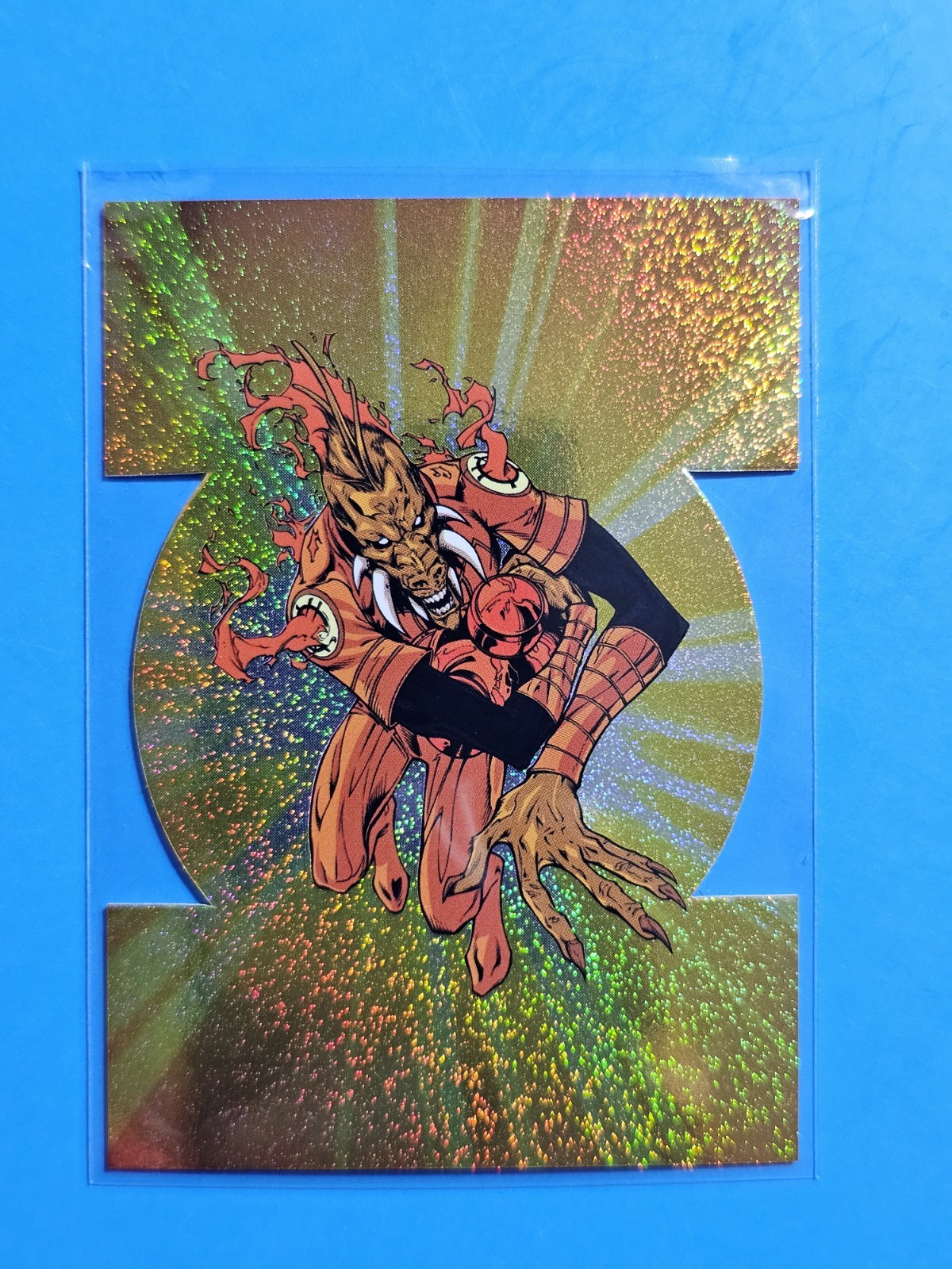 2012 Cryptozoic DC The New 52 Lanterns Die-Cuts Larfleeze #LNTRN-08