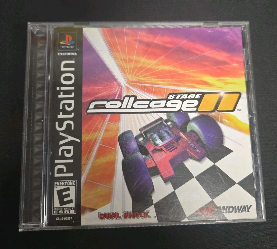Rollcage Stage II CIB Great Cond. w/registration PS1 (Sony PlayStation 1, 2000)