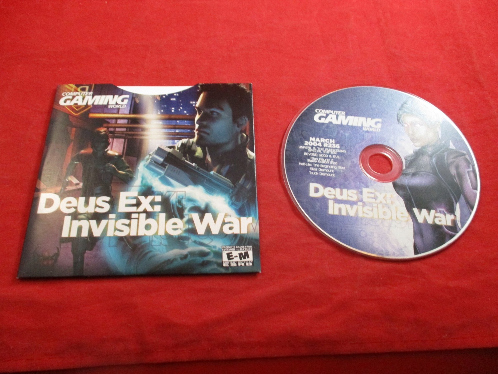 Computer Gaming World Demo March 2004 #236 Dues Ex: Invisible War Max Payne