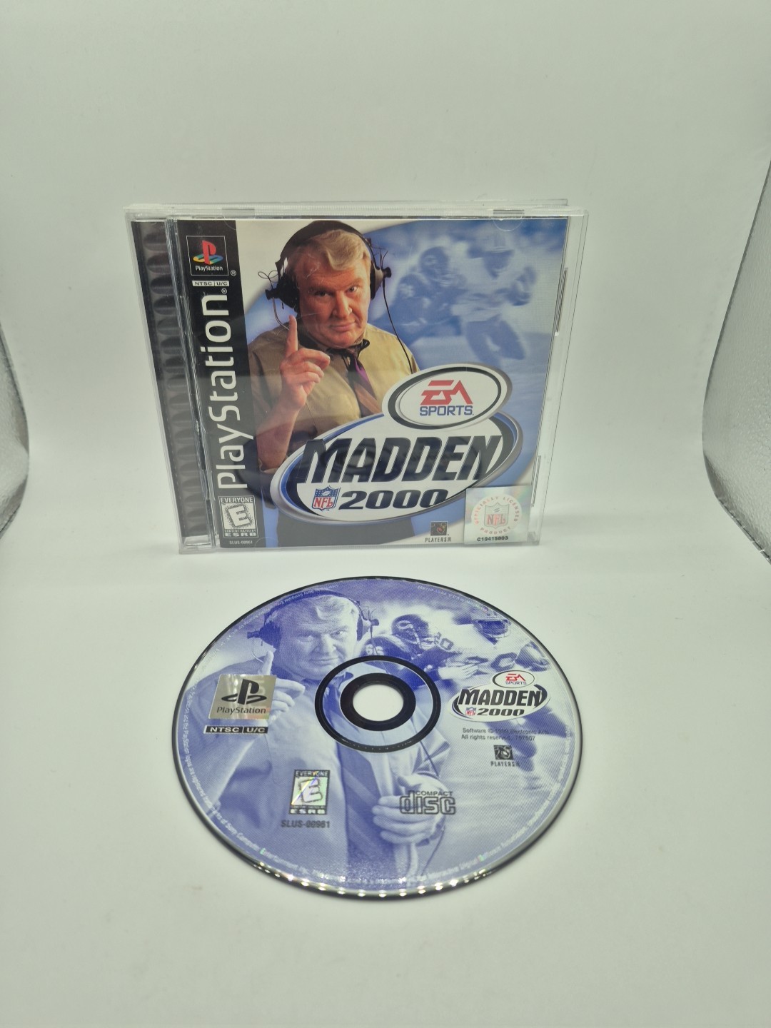 Madden NFL 2000 PS1 (PlayStation 1, 1999, Sony PlayStation) w/ Registration Card