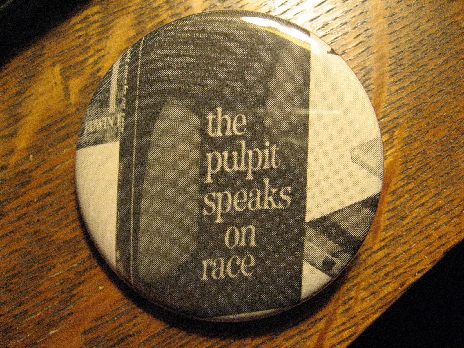 Alfred T Davis The Pulpit Speaks On Race 1965 Church Advertisement Pocket Mirror
