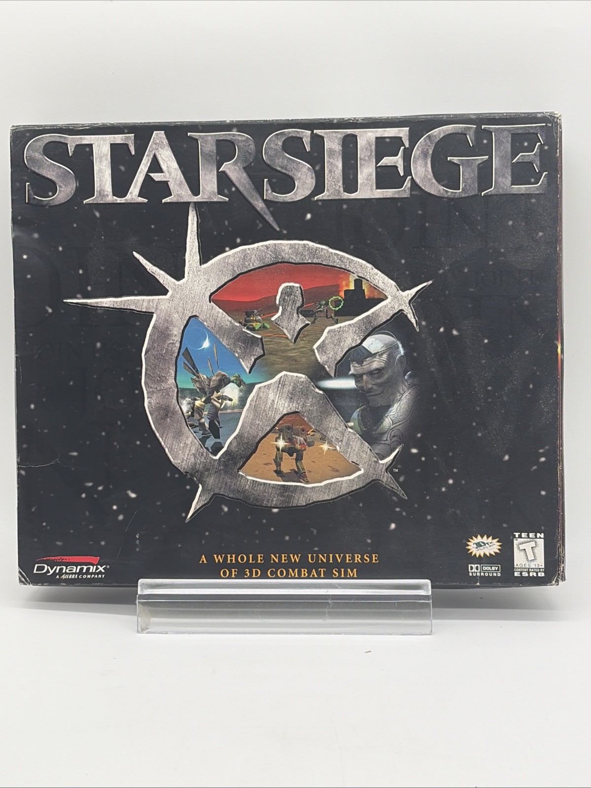 Starsiege Big Box Windows 95 PC CD-Rom Dynamix New In Box