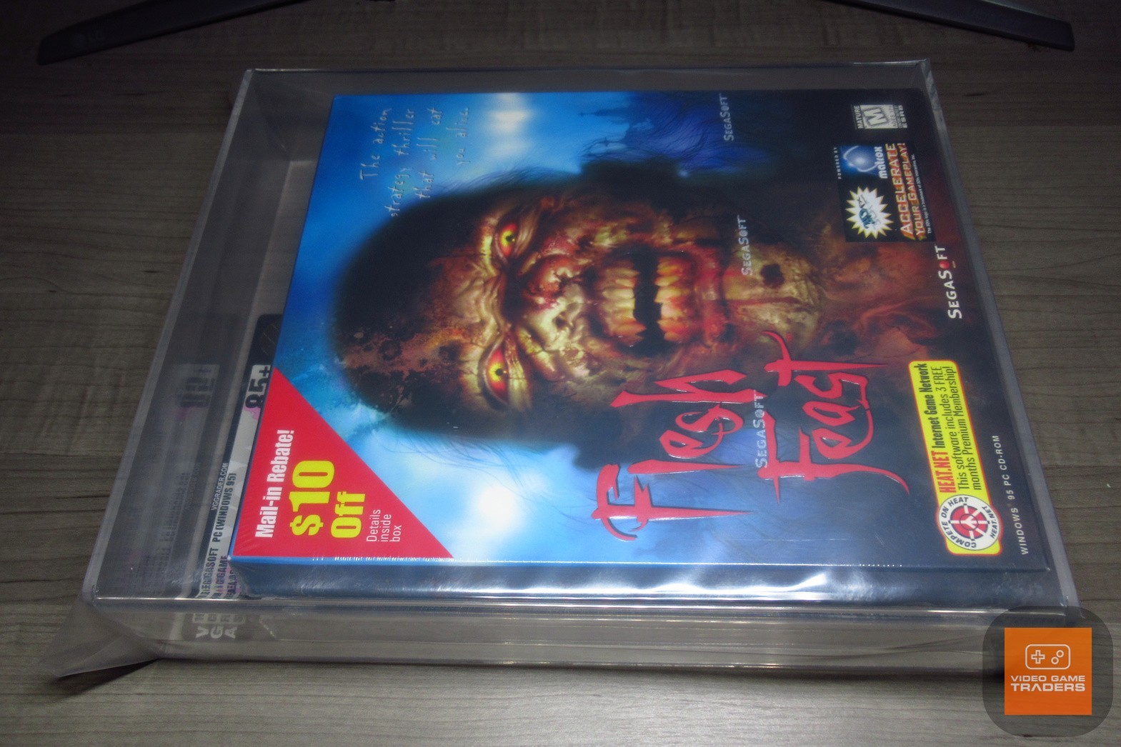 VGA GOLD 85+ NM+ Flesh Feast BIG BOX PC CD 1998 NEW - RARE