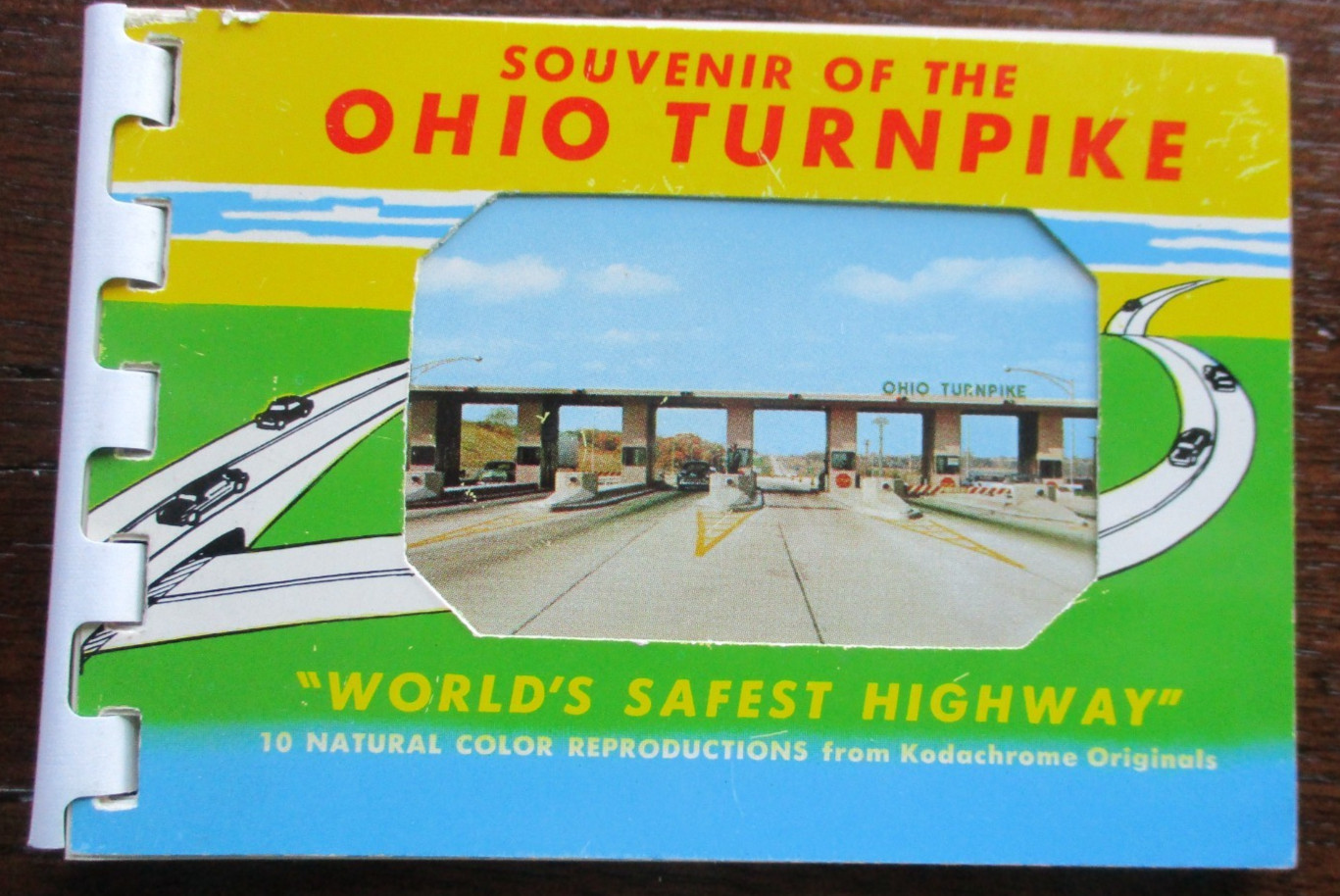 Souvenir  Booklet Ohio Turnpike. /Vtg Unused .