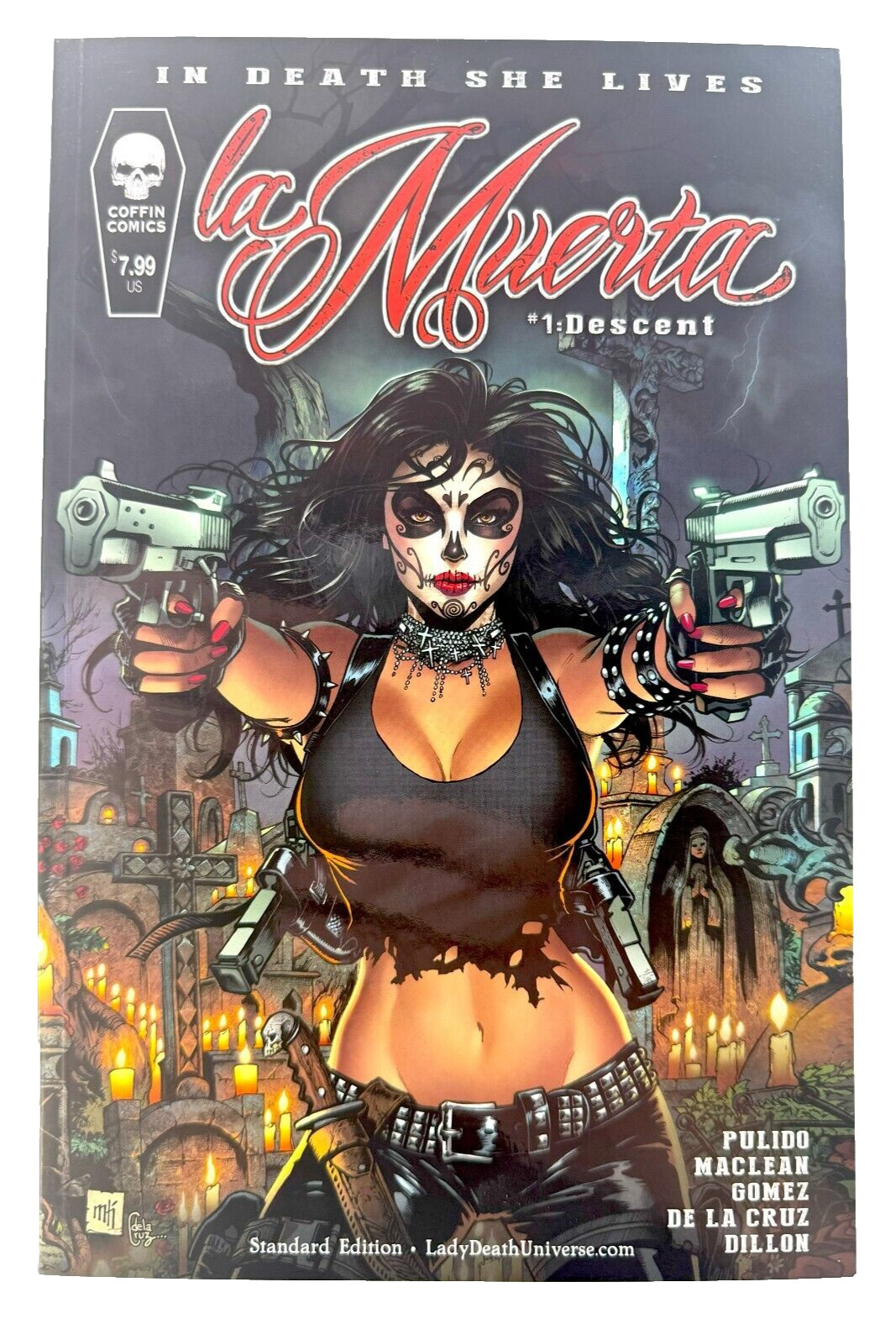 Coffin LA MUERTA (2016) DESCENT #1 Key 1st APP NM- (9.2) Ships FREE