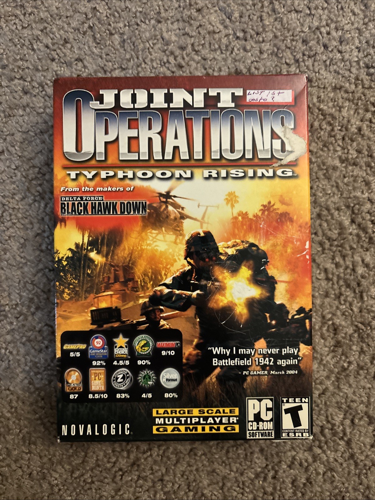 Joint Operations: Typhoon Rising (PC, 2004) Brand New Sealed Small Box