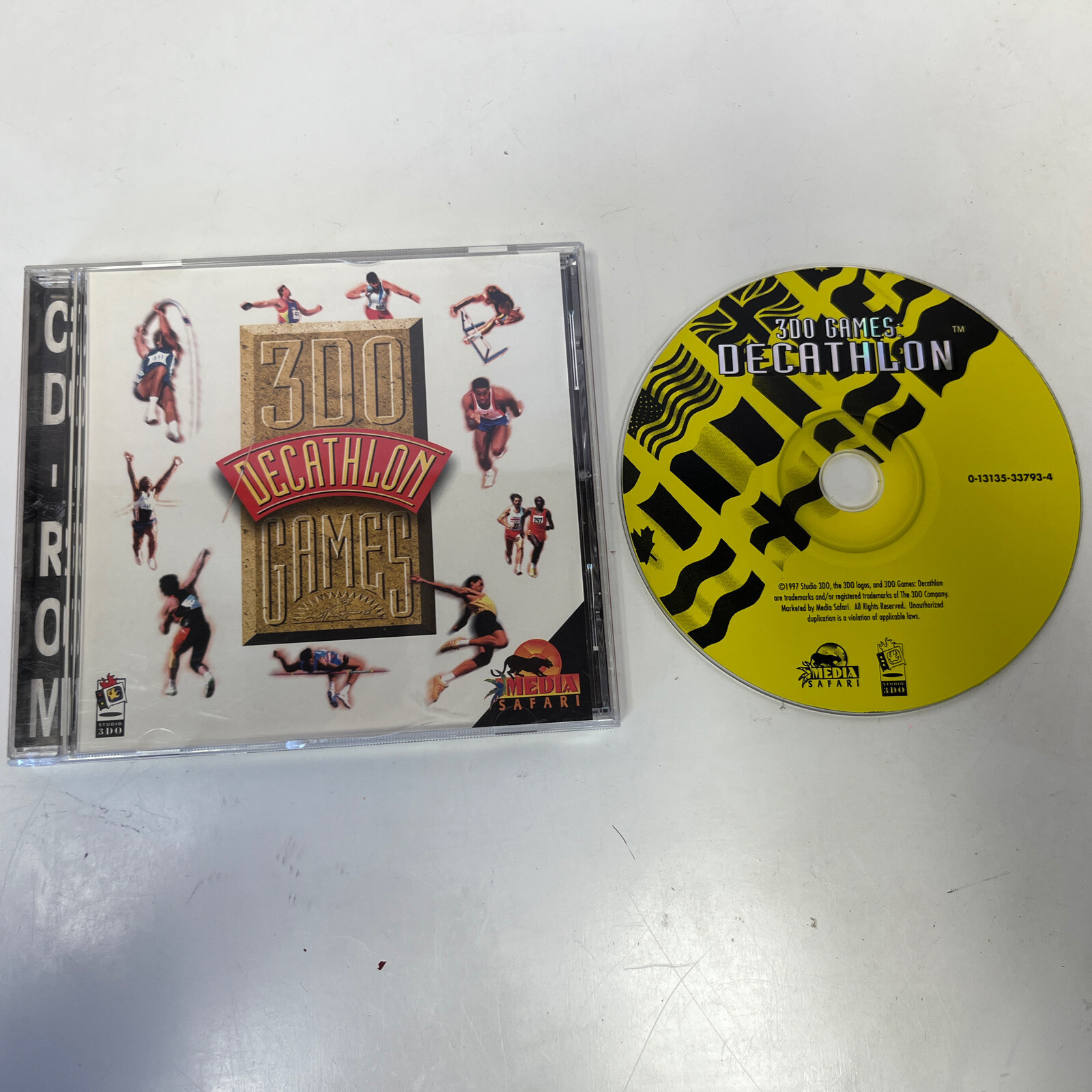 Vintage 1997 Studio 3DO Games Decathlon PC CD-Rom Windows sports game