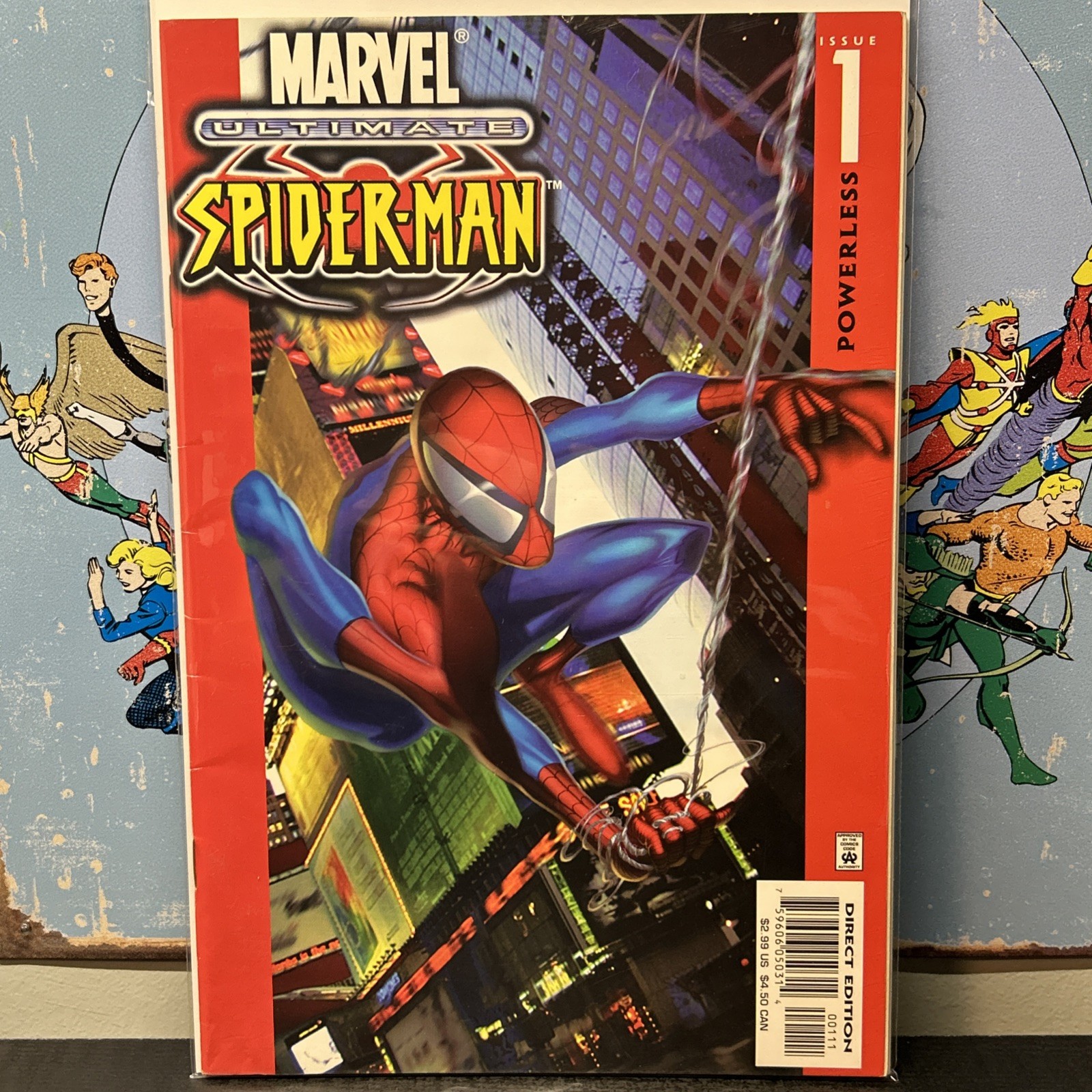Ultimate Spider-Man #1 Powerless (Marvel Comics November 2000)🔥
