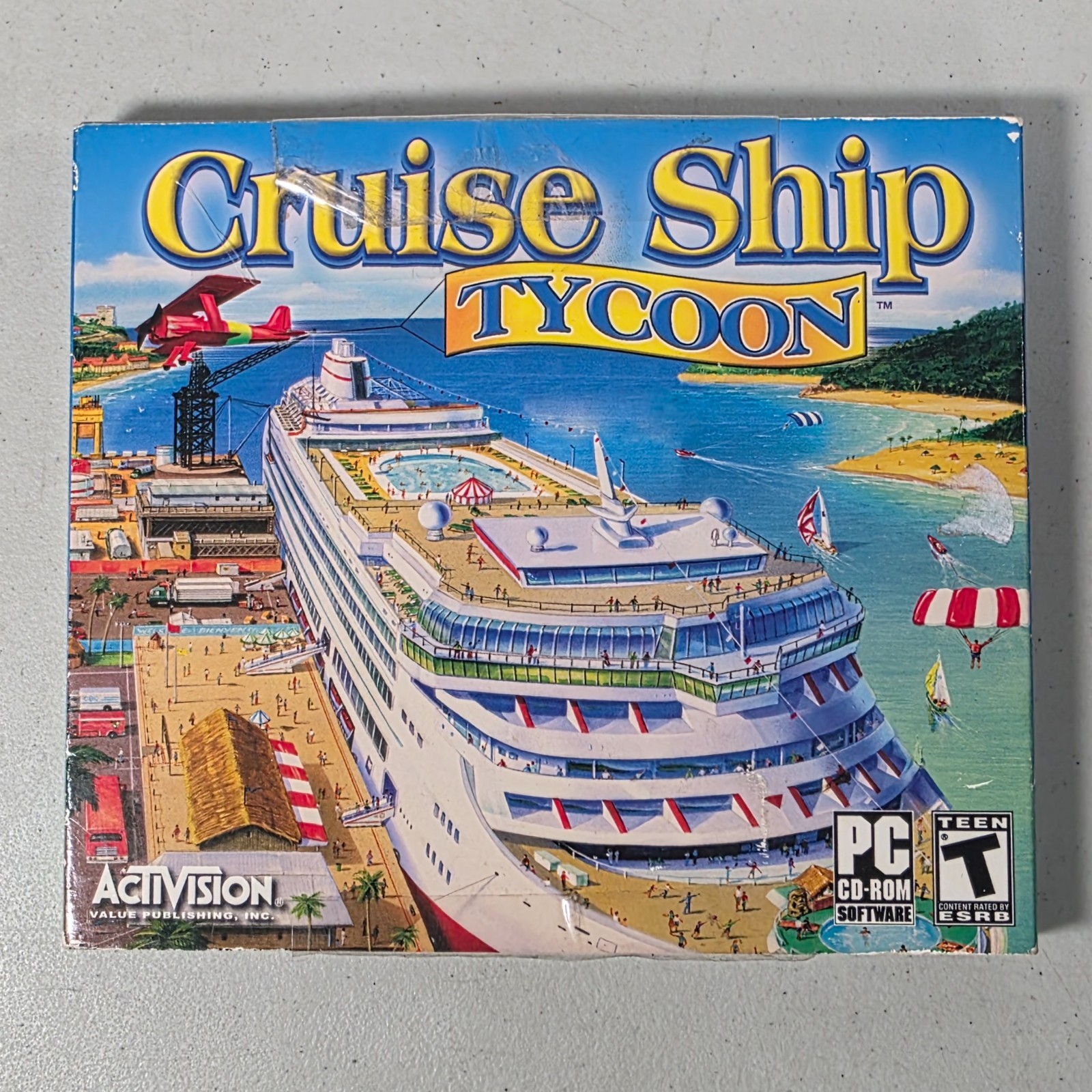 Cruise Ship Tycoon PC Game Vintage 2003 CD-ROM Windows XP Simulation Activision