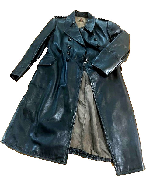 WW2 German  Officer's SA Black Greatcoat  Overcoat. Rare. Exc. Condition. Orig.