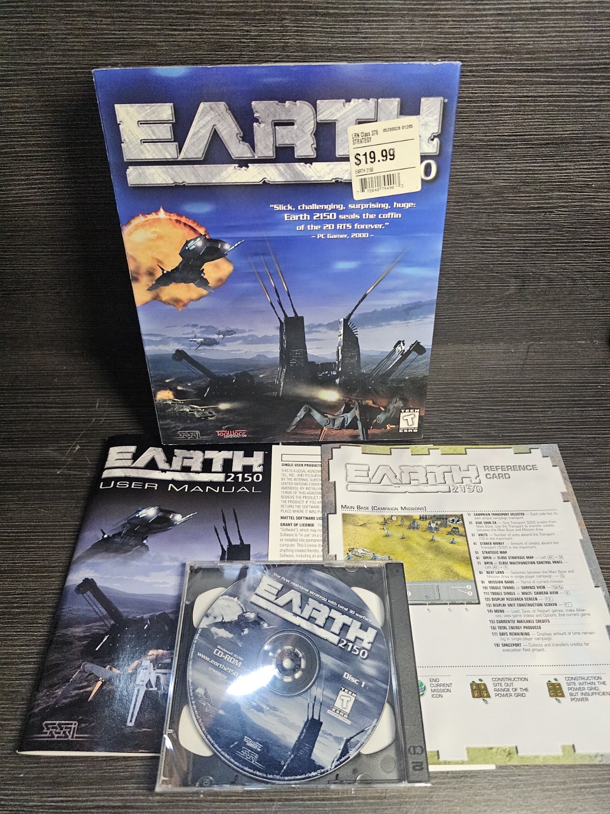Earth 2150 Windows 95/98 Big Box PC Game Complete in Box
