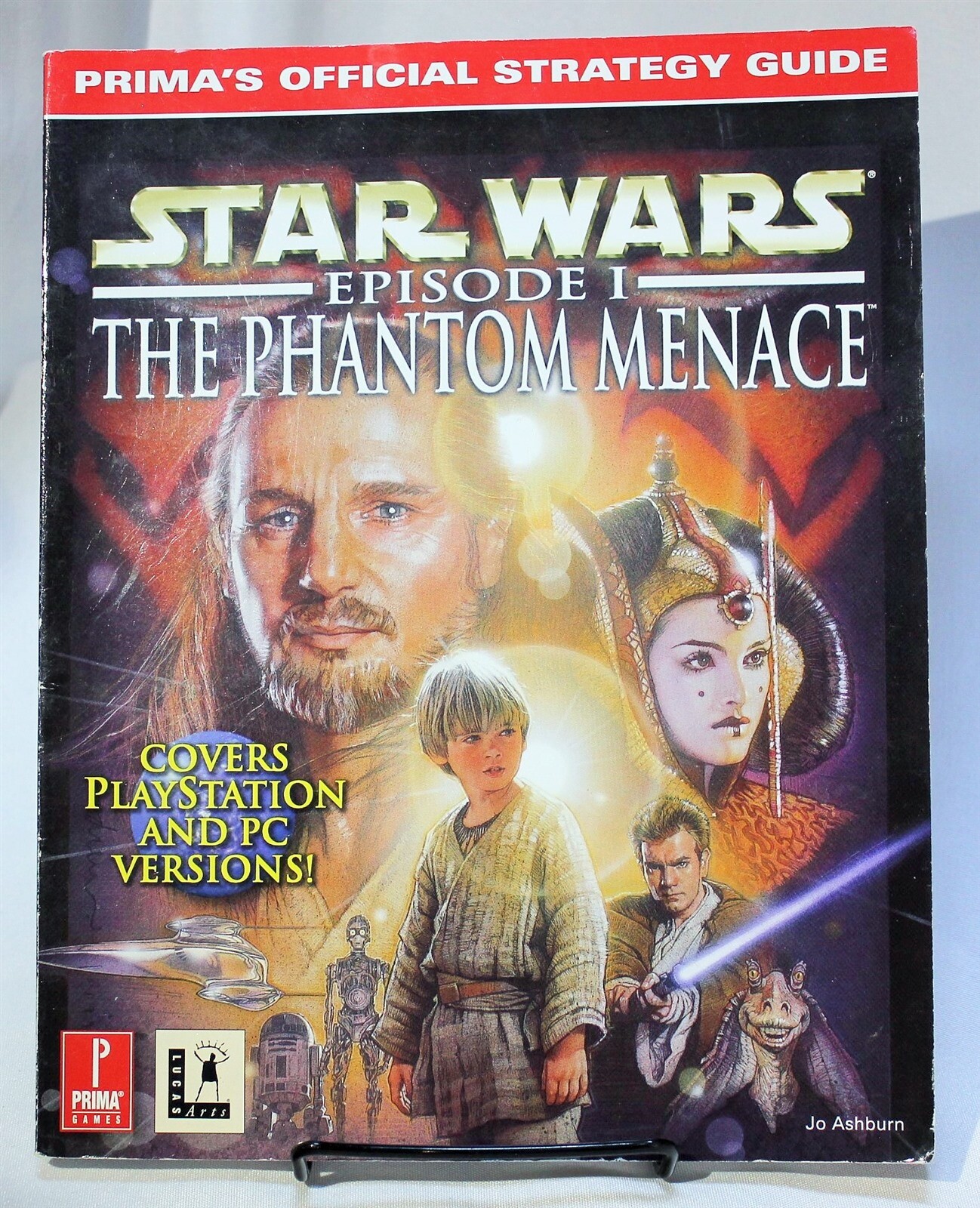 Star Wars The Phantom Menace Strategy Guide Hint Book Prima Lucasarts