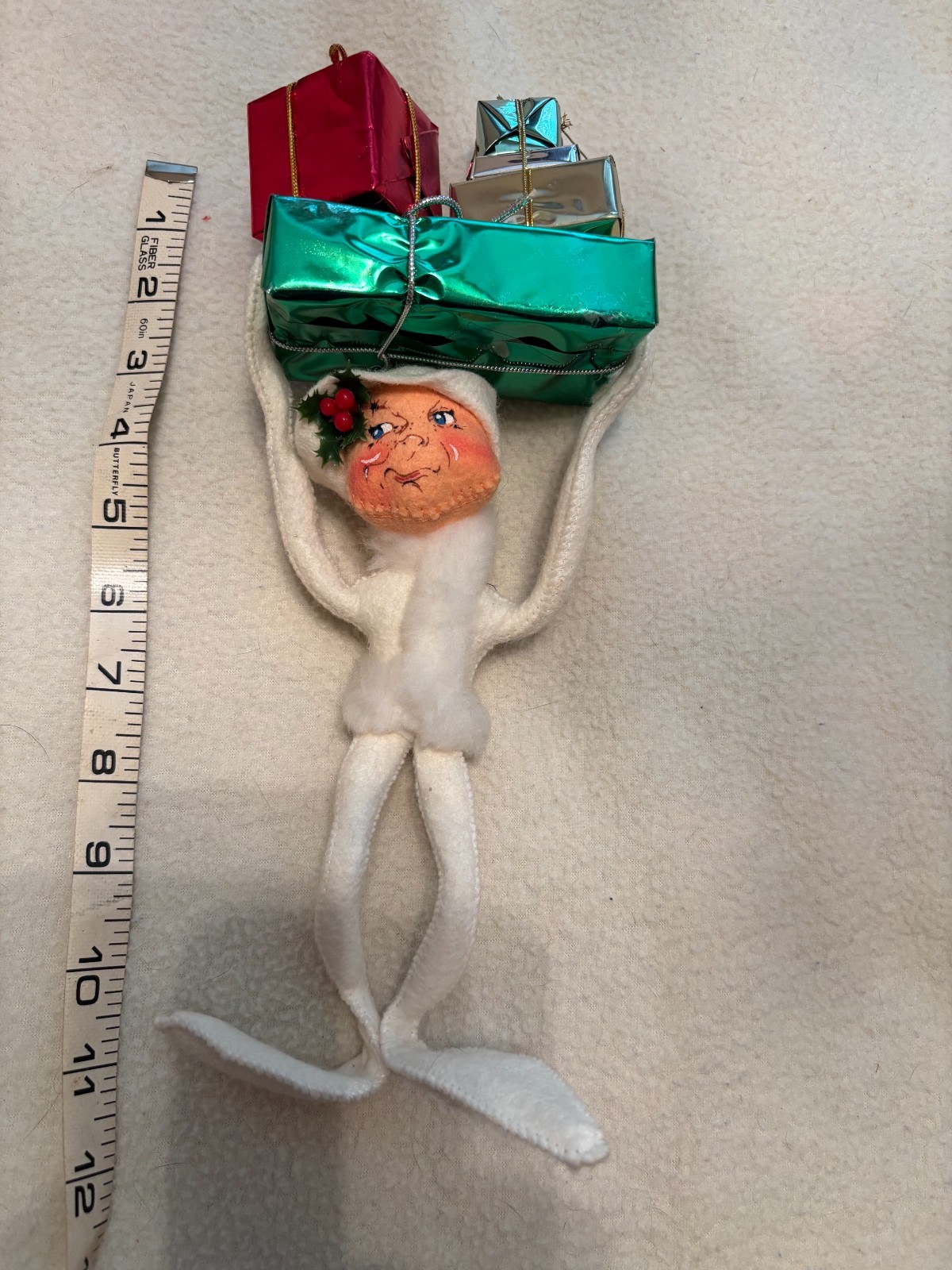 Annalee Collectable Handmade Christmas Doll 10\