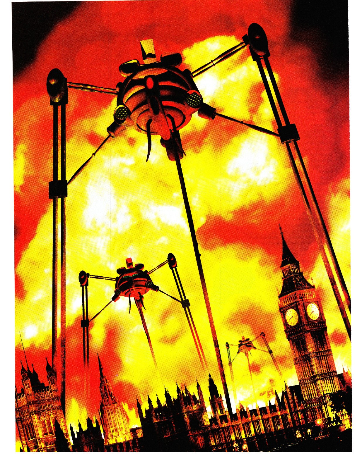 1998 The War of the Worlds Videogame Print Ad 2 Page Rage Software GTgames