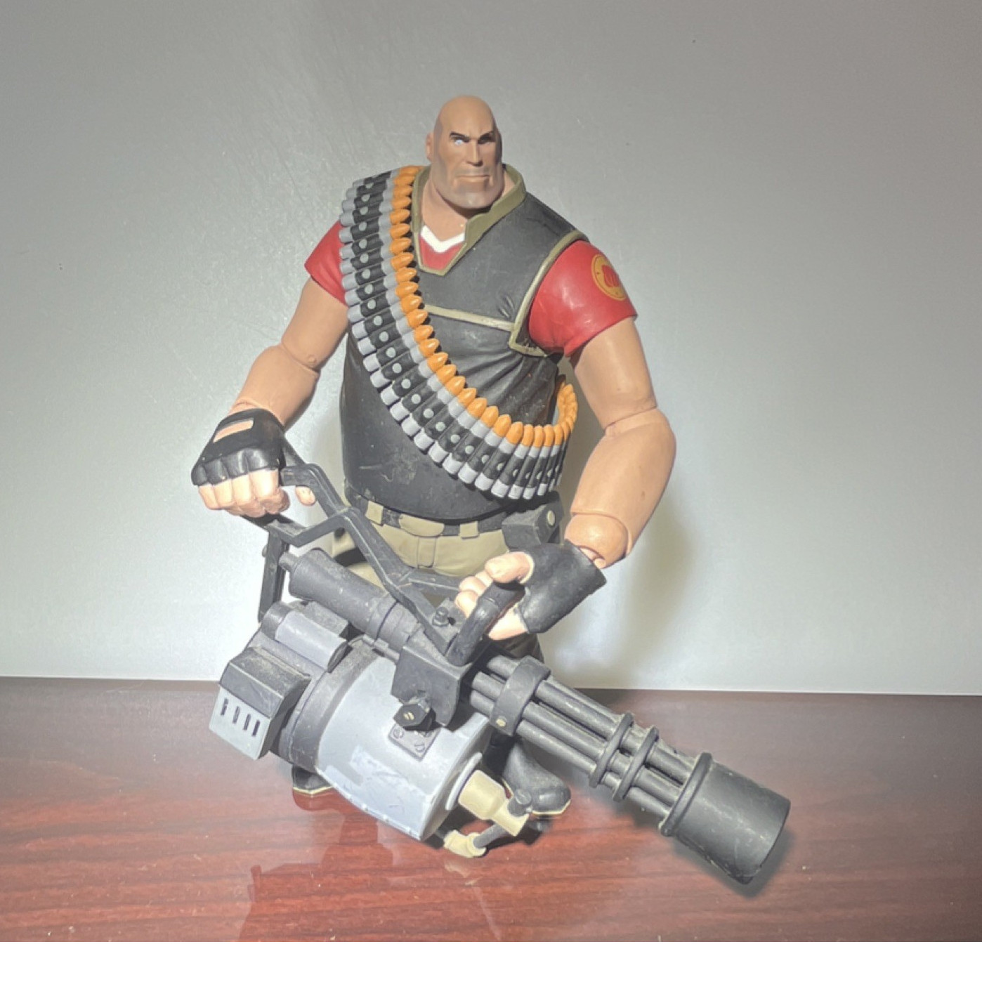 Team Fortress 2 Heavy Articulated Action Figure with Minigun Accessory