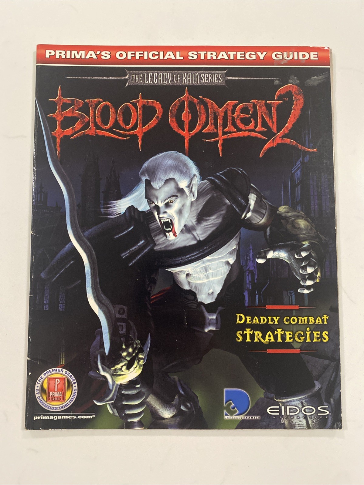 BLOOD OMEN 2 Legacy of Kain-Primas Official Strategy Guide Book (PS2-Xbox-PC)